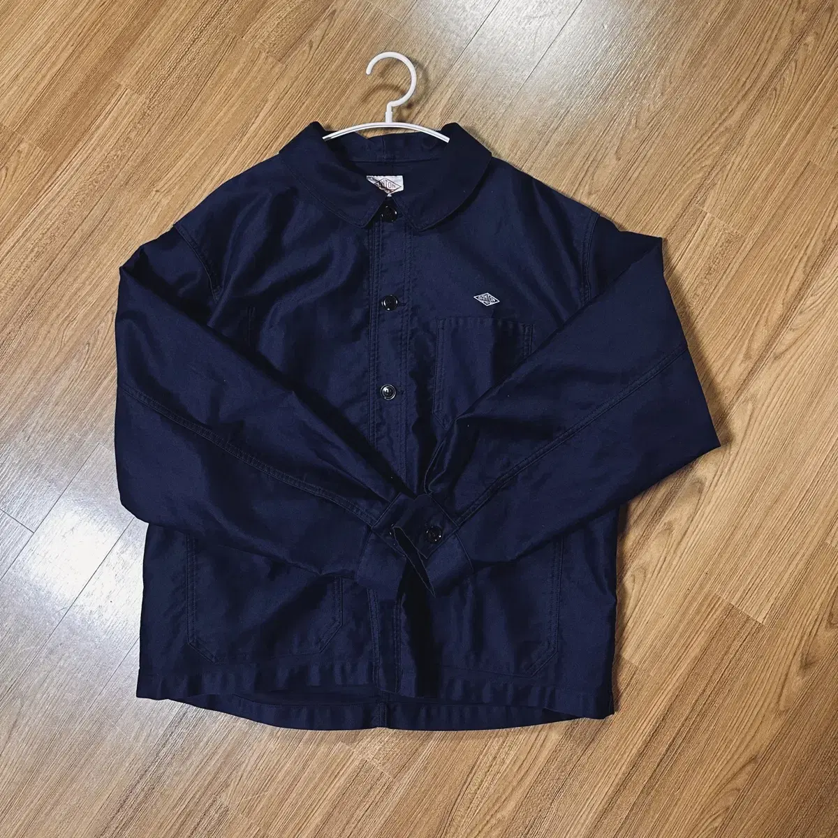 Danton Cotton Moleskin Coverall Jacket Navy (40)