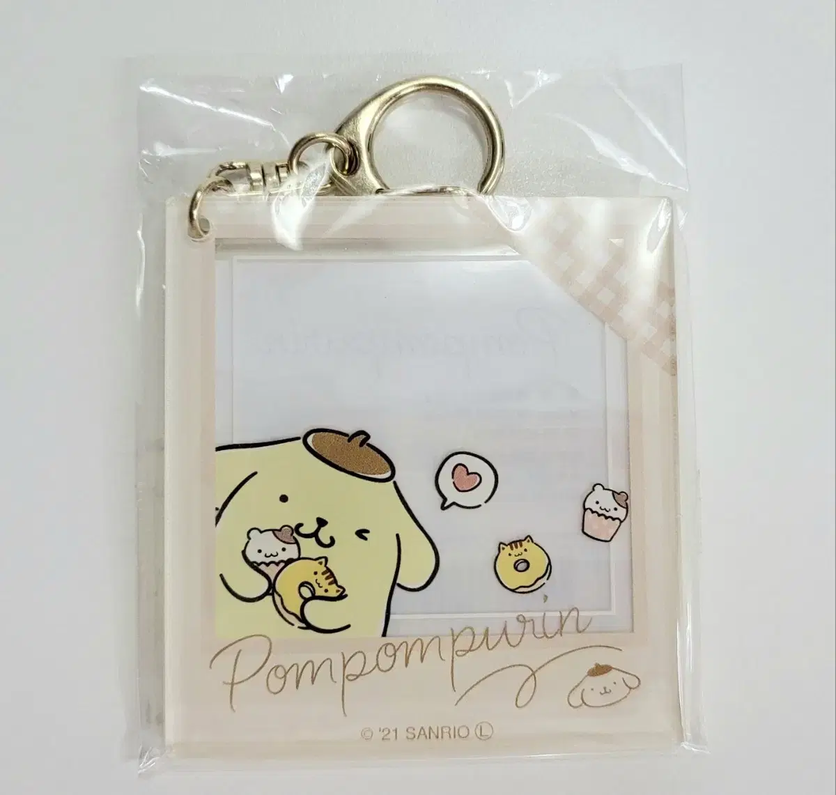 Pompompurin Jagged Everyday acrylic keyring