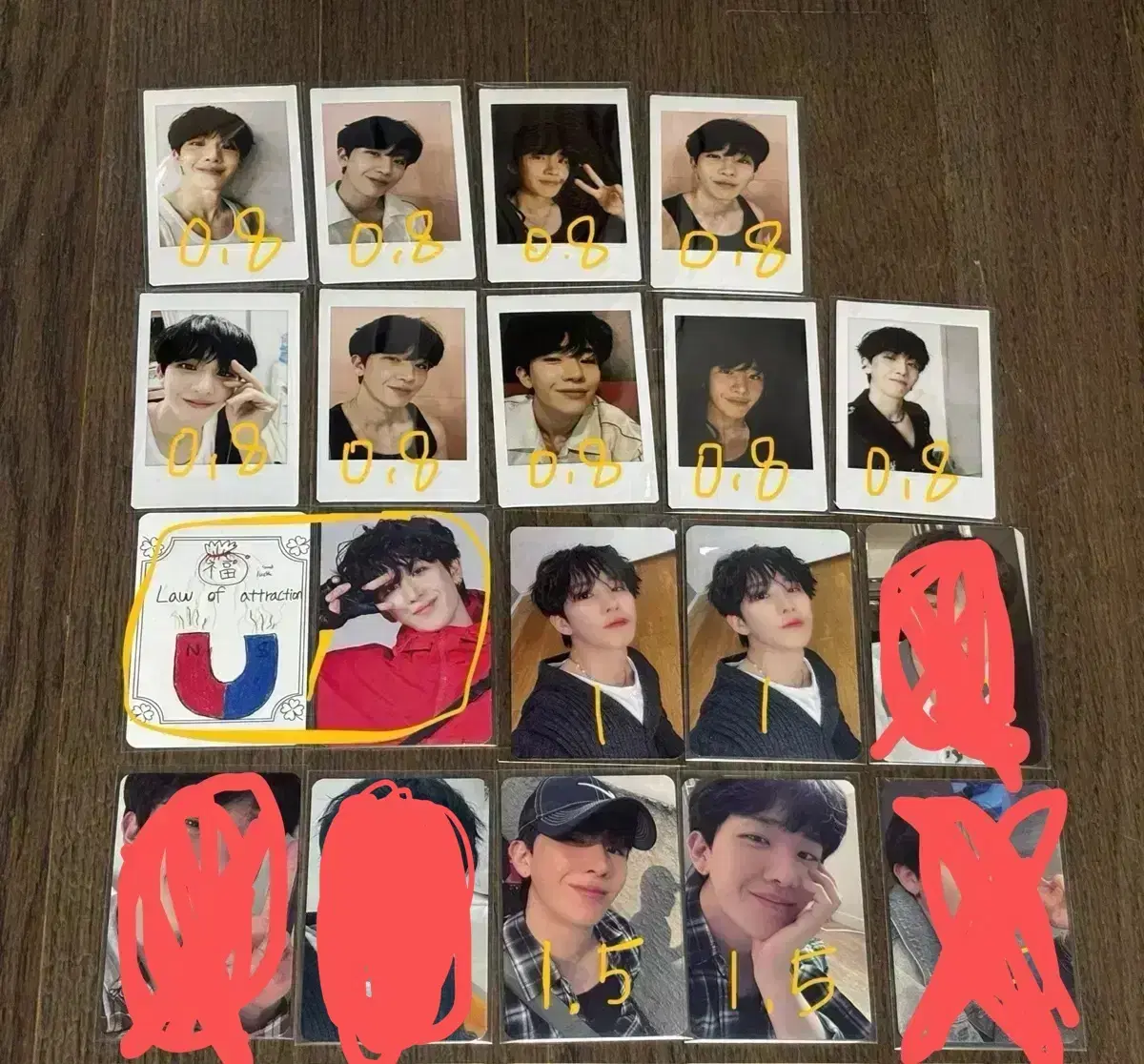 Byungjoo Kim photocard wts school uniforms jeno tee bijou bakjoo team24hours