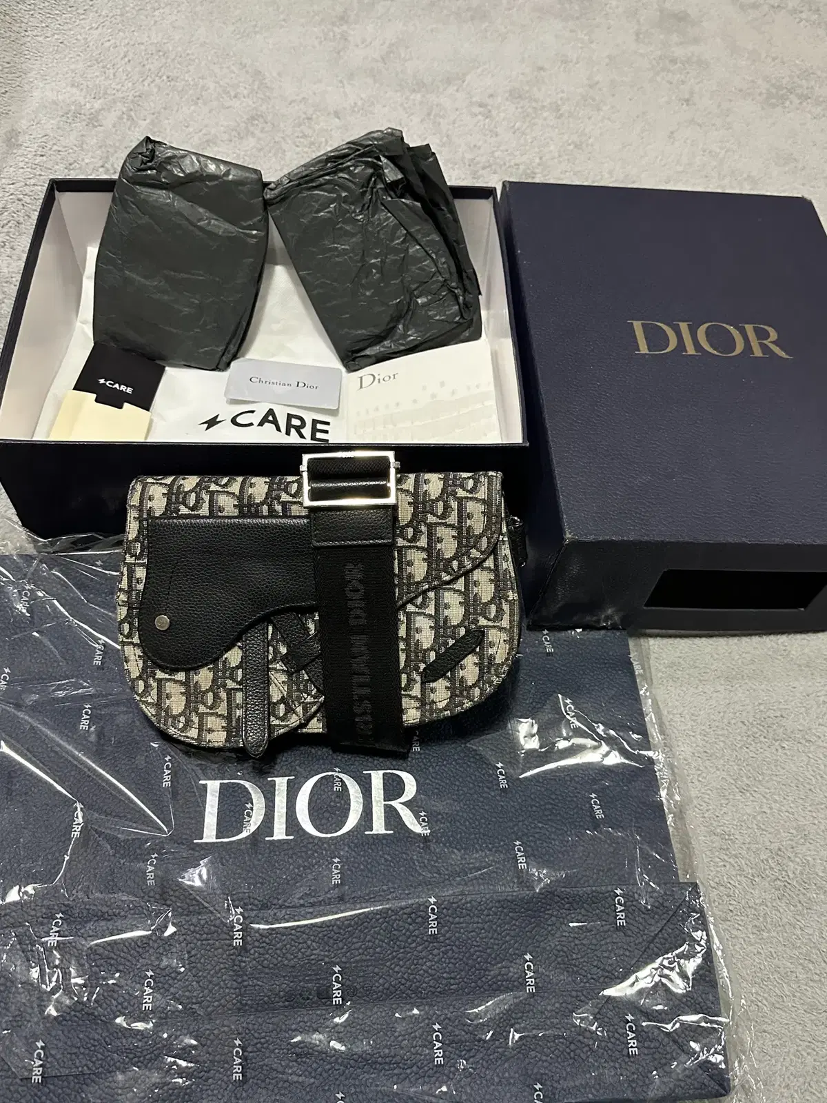 Dior Saddle Oblique Pouch Crossbody Bag