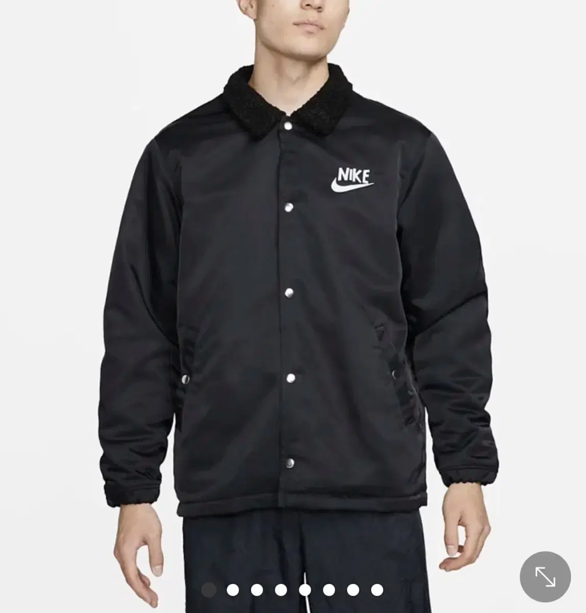 Nike Reversible Fleece Coach Jacket (Lined Winterized) / Nike Padding