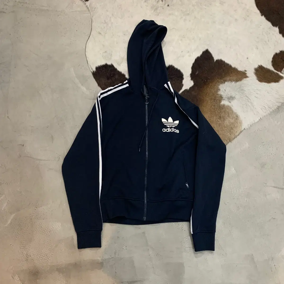 L Adidas Hooded Jersey/W491