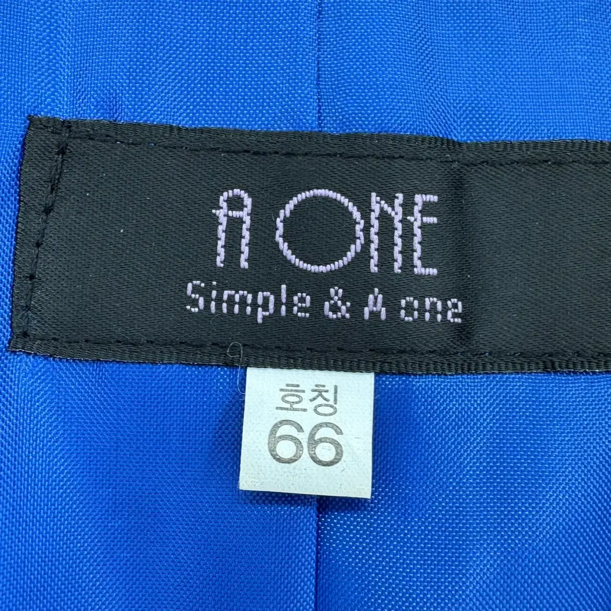 A ONE 여성 베이직 자켓 (66 size / BLUE)