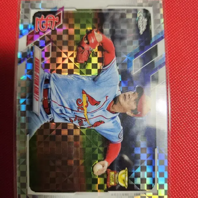 김광현 2021 Topps Chrome 엑스프렉터 카드