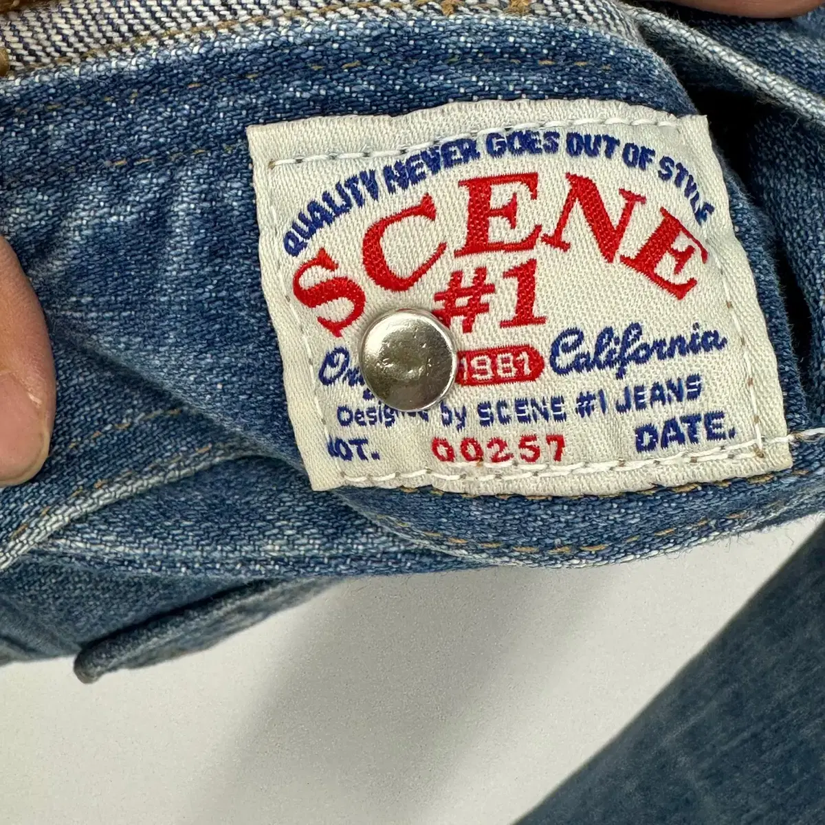 빈티지 크롭 청자켓 (F size / DENIM)