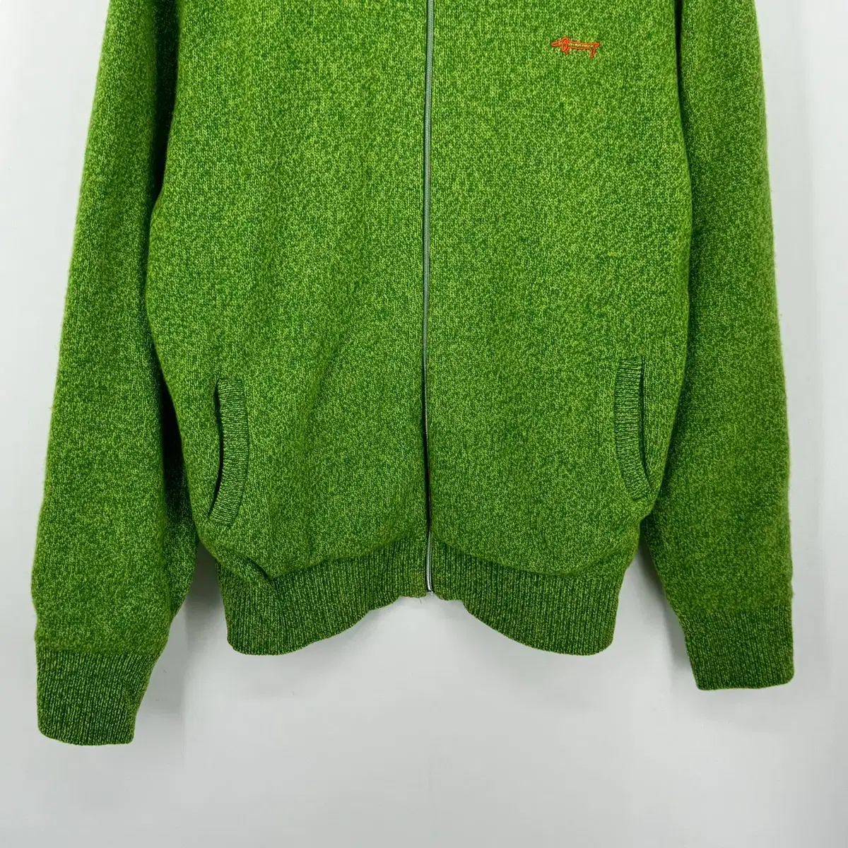 루이스까스텔 니트 집업 점퍼 (105 size / GREEN)