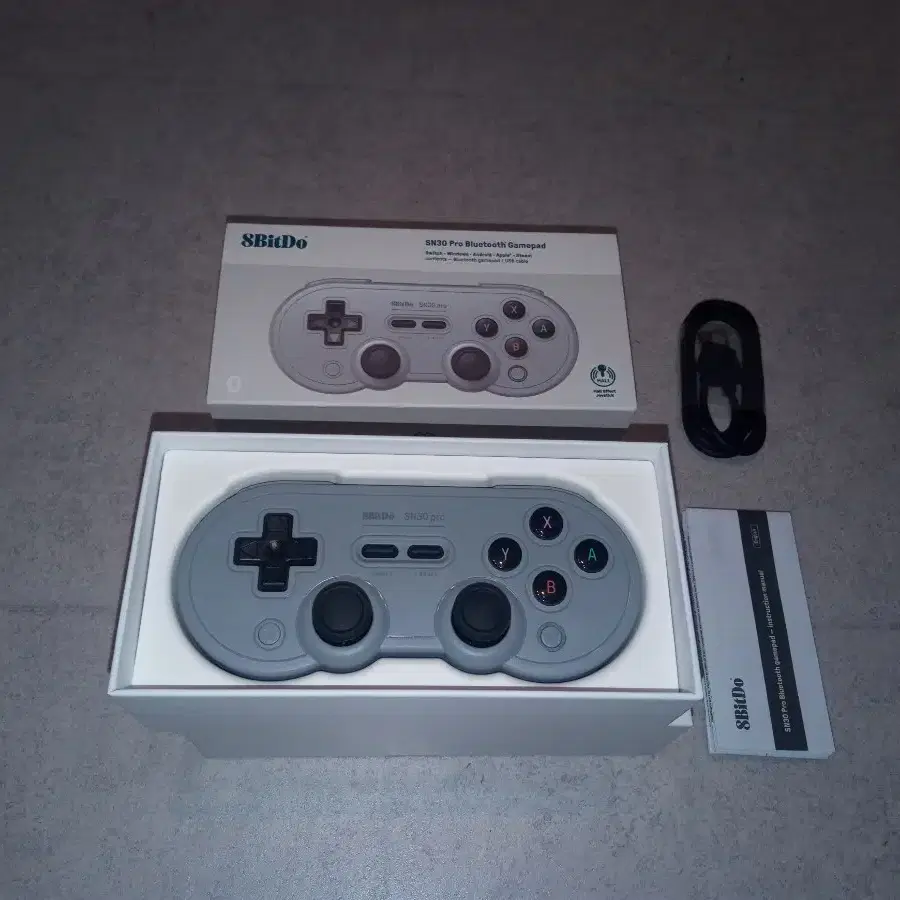 8bitdo 홀이펙트 sn30pro 패드