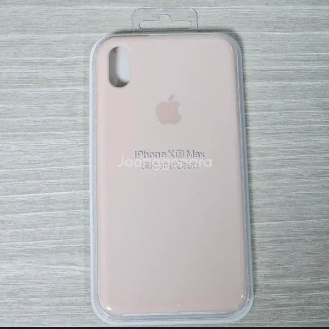 아이폰xs max 애플 정품 실리콘케이스 핑크샌드 단순개봉품