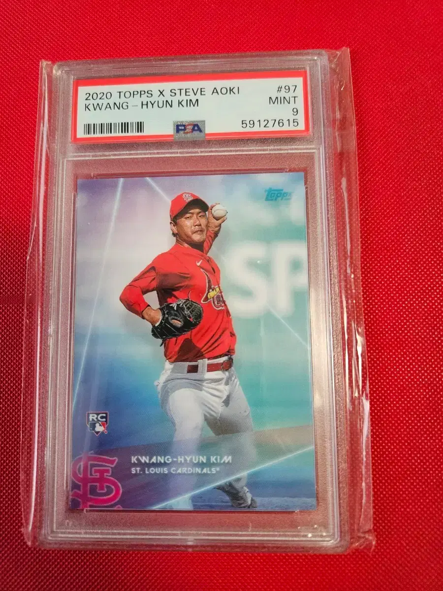 김광현 PSA 9등급 2020 Topps Steve Aoki RC