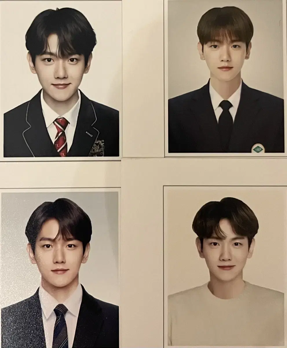 Exo baekhyun sells a set of certified photos of the company's history