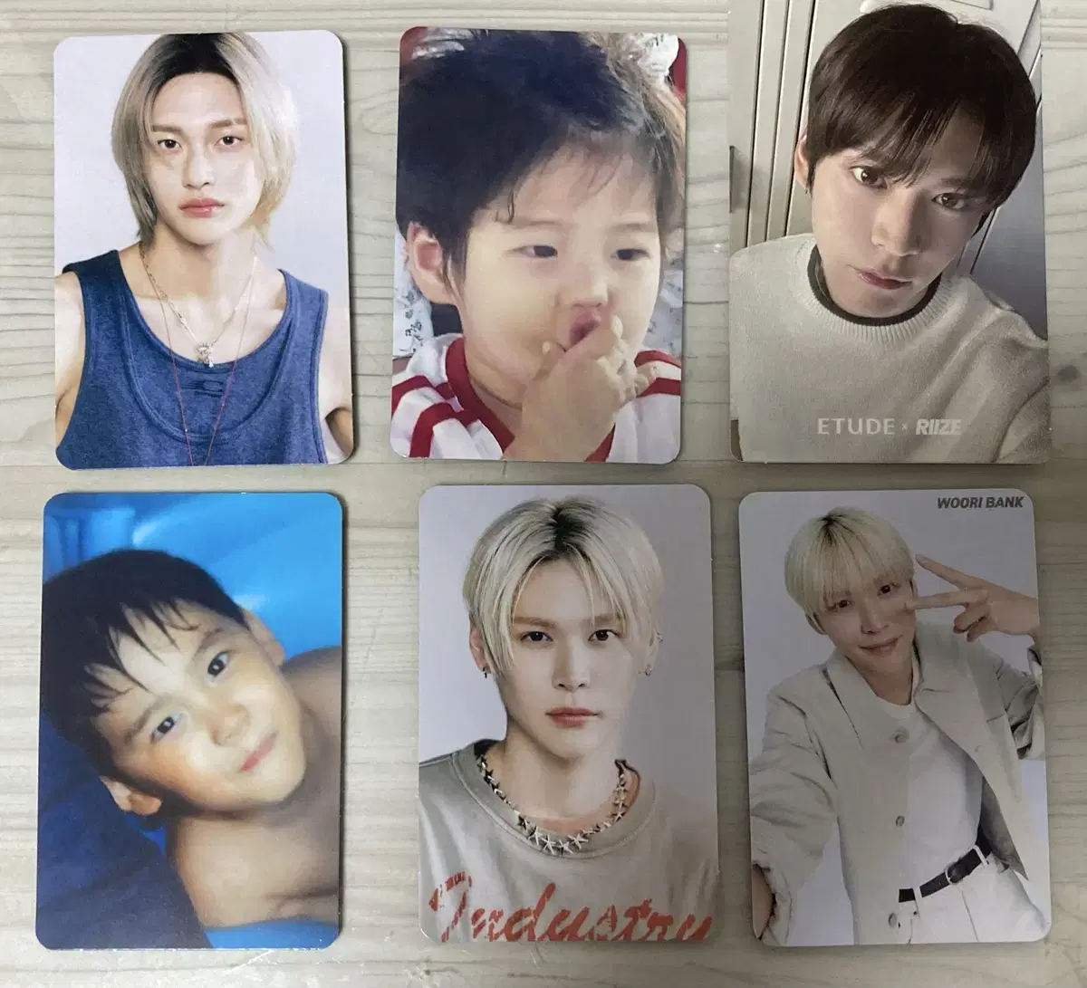 Rize Wooribank Etude tc riize eunseok sohee wonbin photocard wts Sell