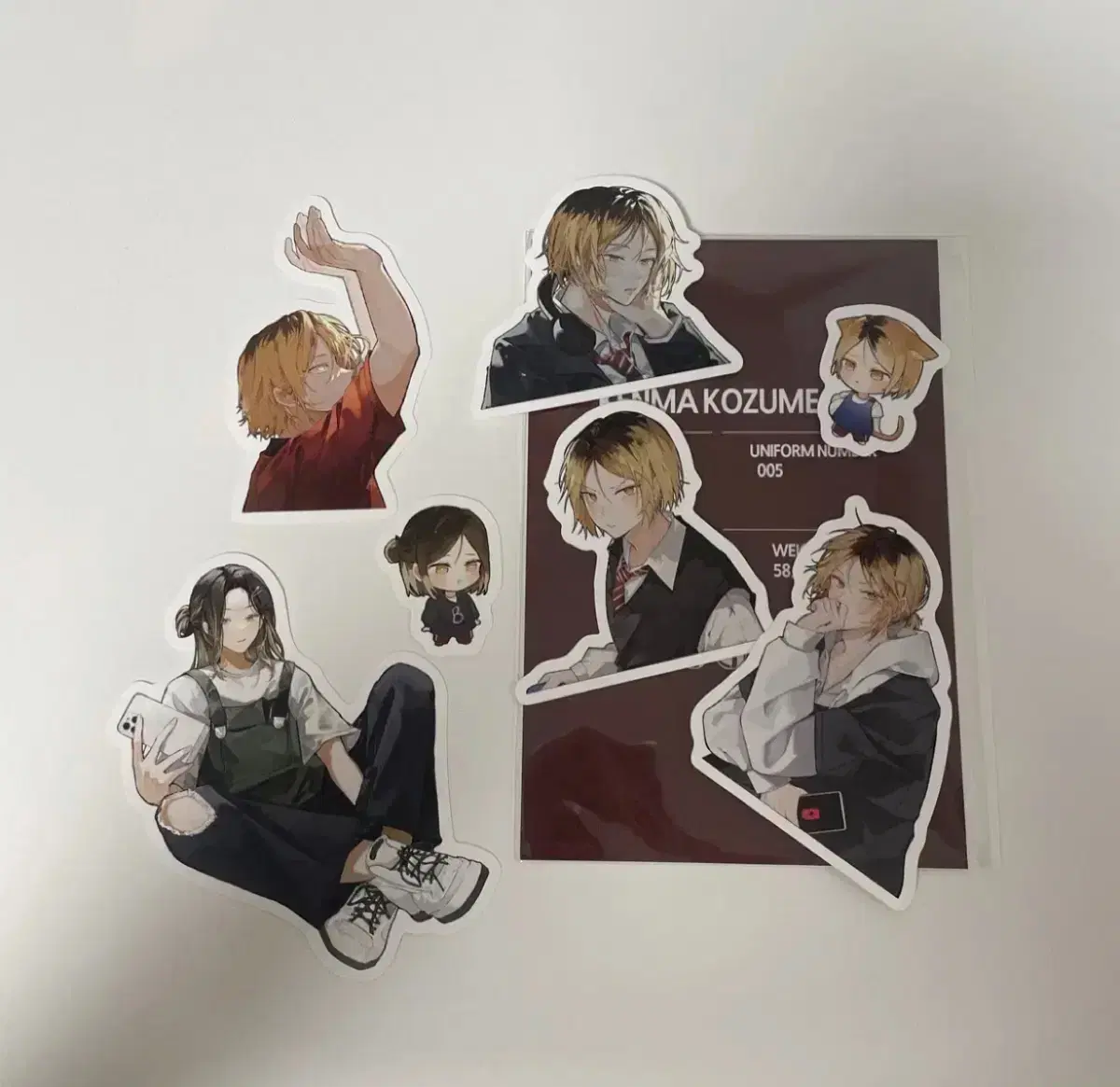 [Sculpture sticker] haikyuu Kozume Kenma Mayanim