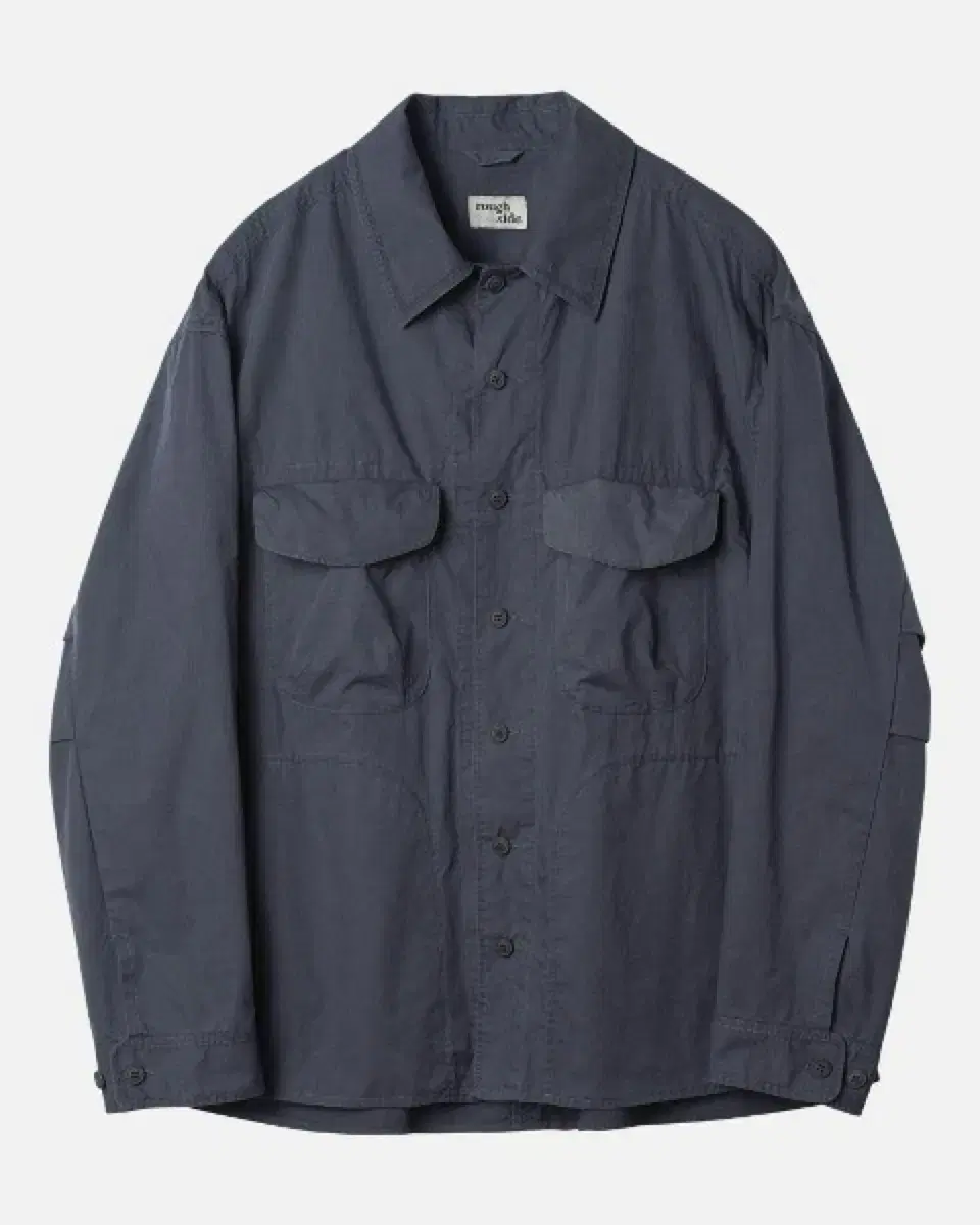 [2] Roughside cover shirt jacket navy