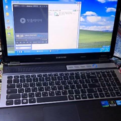 원도우 XP 삼성 구형 노트북 NT-RF510 9만