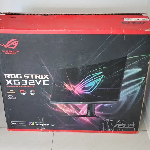 XG32VC ASUS STRIX 32인치 170Hz 모니터