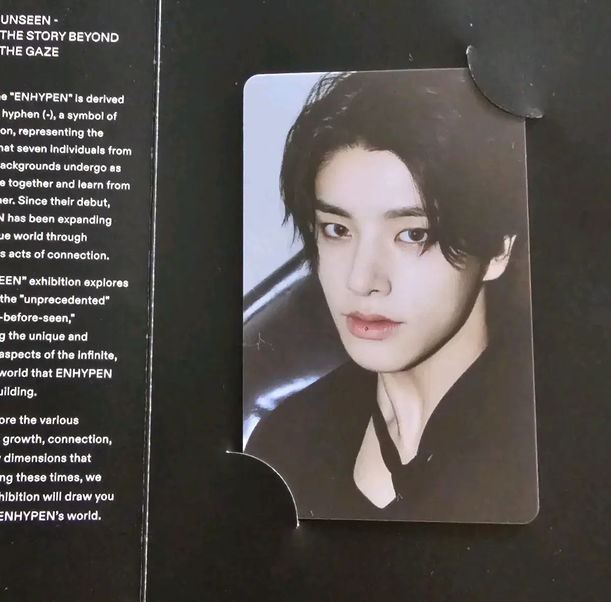 Enhypen UNSEEN entry photocard jake