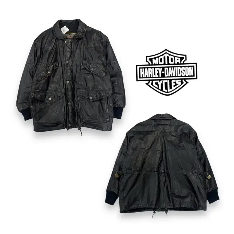 Harley-Davidson Padded Leather Bomber Jacket S03699