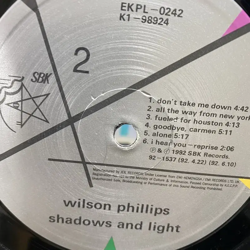 WILSON PHILLIPS LP / AA3945