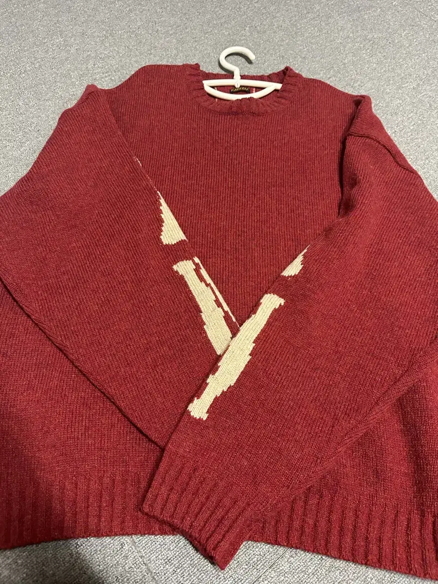 Size 3 Capital Bone Knit Red