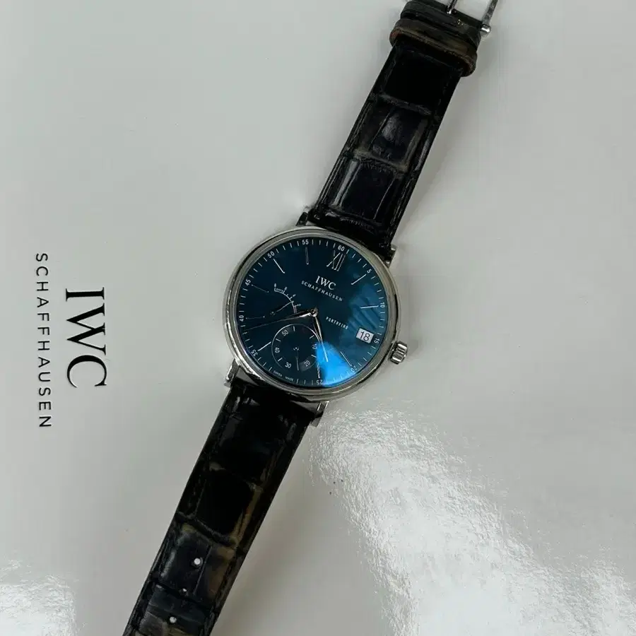 Iwc 포르투기즈 8days 핸드운드 청판