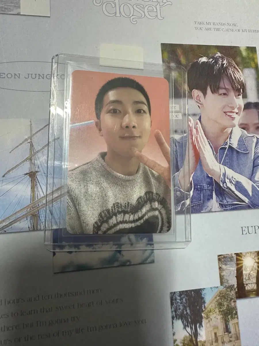 BTS's Namjoon rm Won the Army Photo Exhibition Event photocard WTS