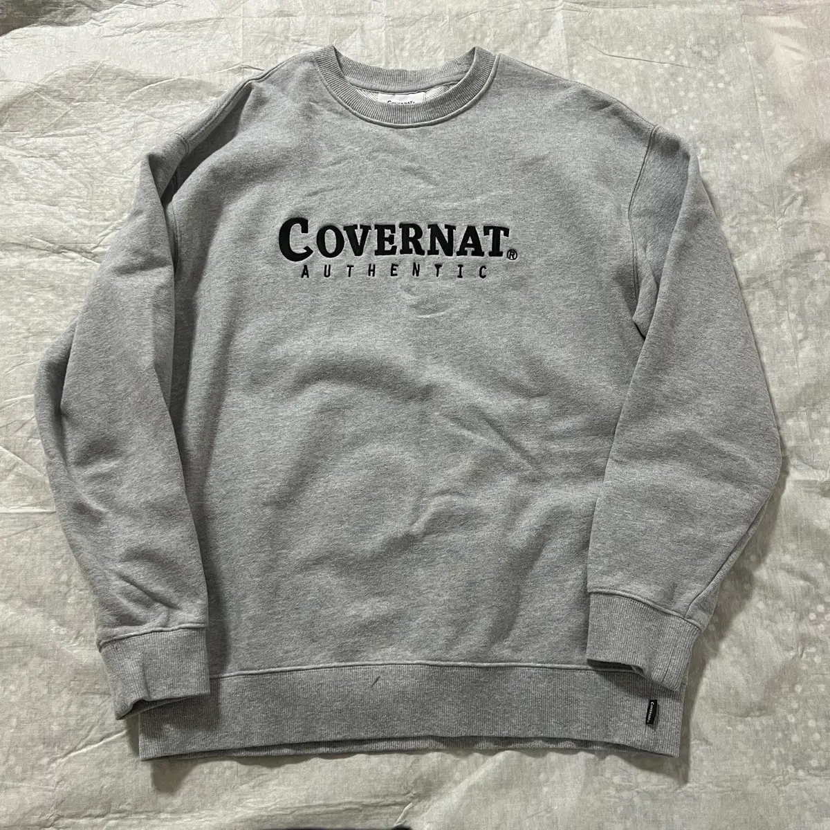 CoverNet Authentic Logo Bareback Gray M