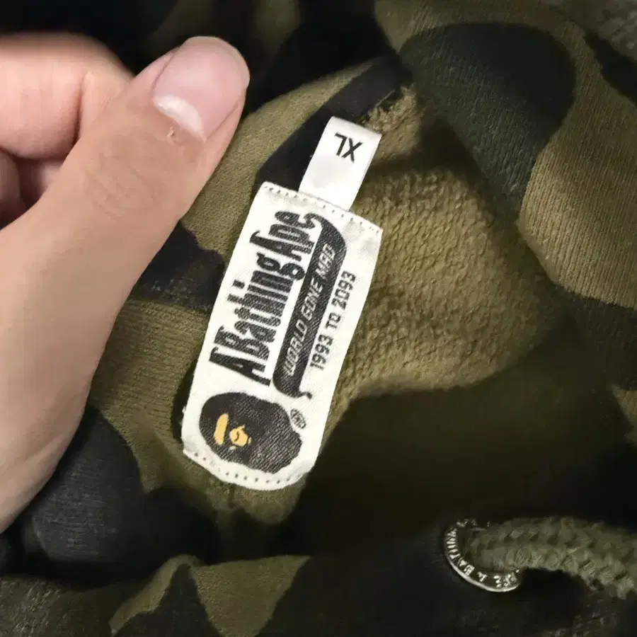 (XL) Bape 베이프 녹계 후드티