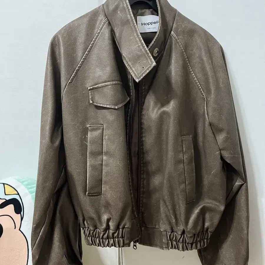 릿킴 레더 자켓 LEATHER WASHING BOMBER JACKET