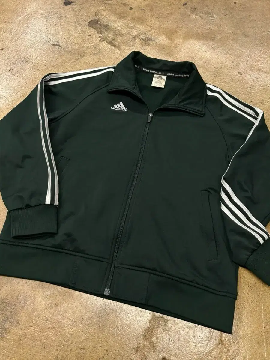 (Genuine/L) AdidasBossMarshallArtsTrackTopJerseyGatheringUpDeepGreen