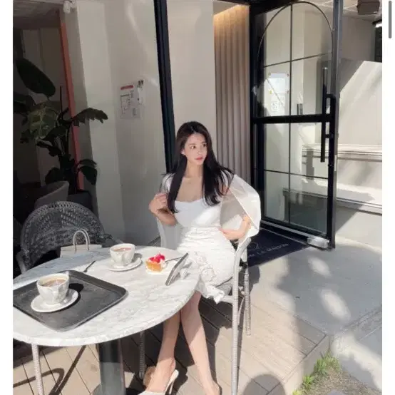 더마농 레이나 슬림 숏 가디건