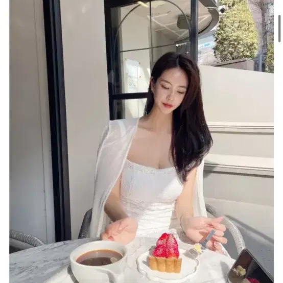 더마농 레이나 슬림 숏 가디건