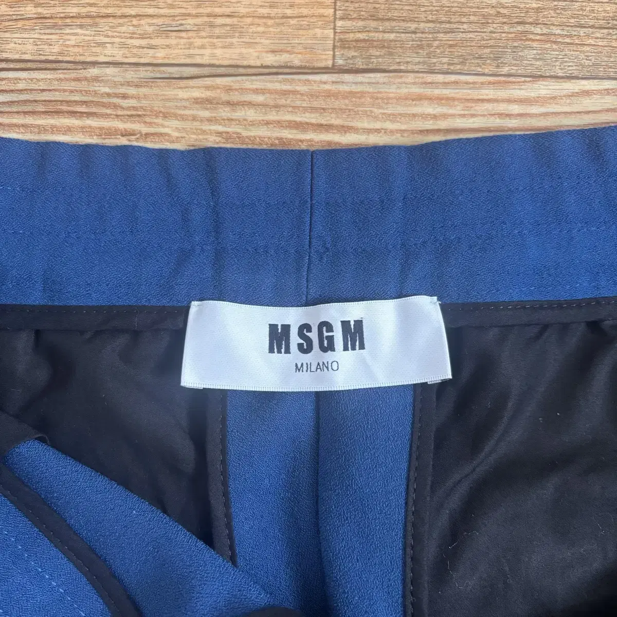 새제품 MSGM 정품 캐주얼 팬츠 30 이태리 블루