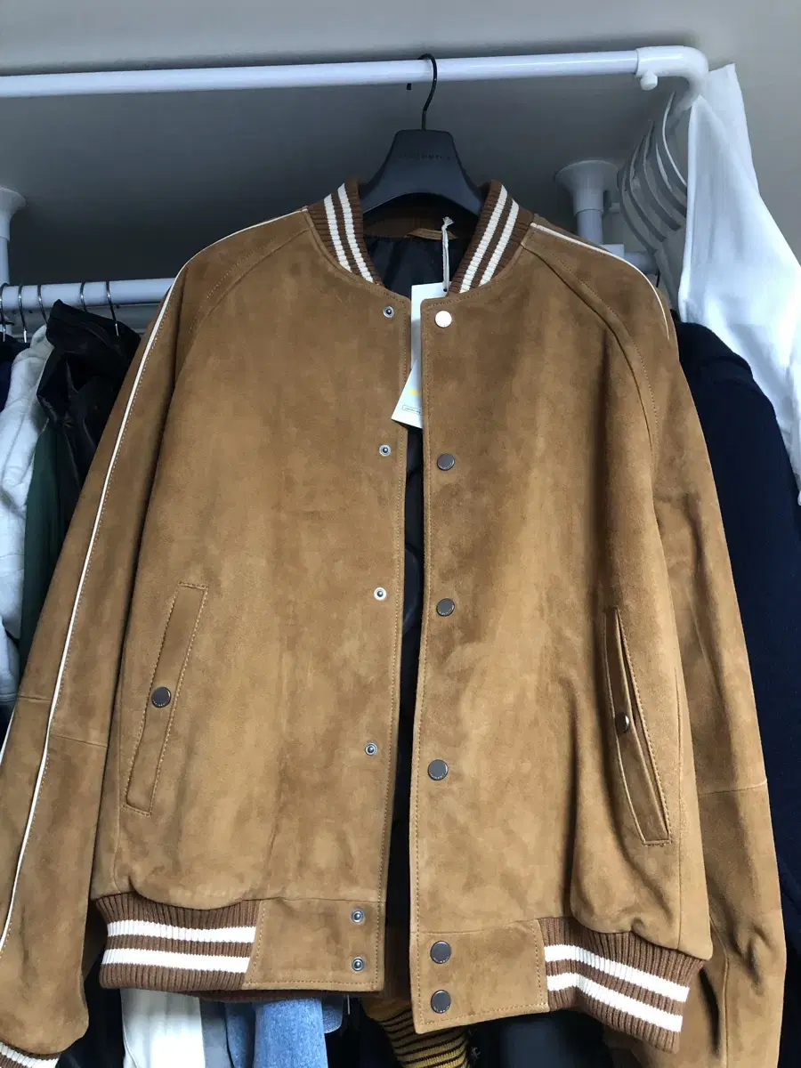 Unzipped Suede Jacket