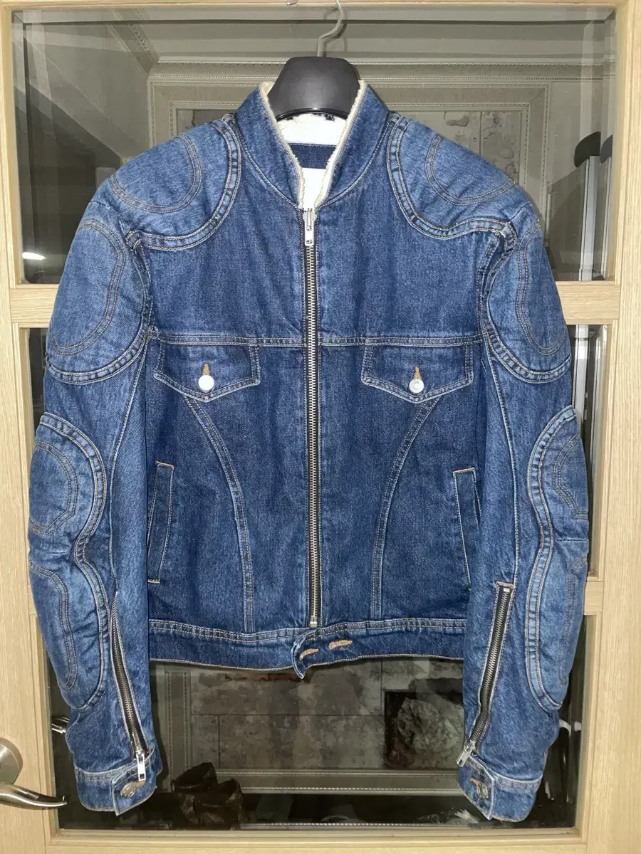 Gmbh 18aw Denim biker jacket m