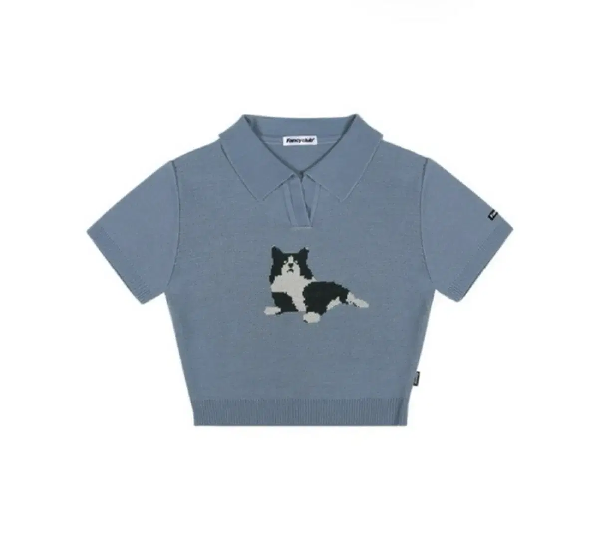 네스티팬시클럽 cat soft collar 니트티