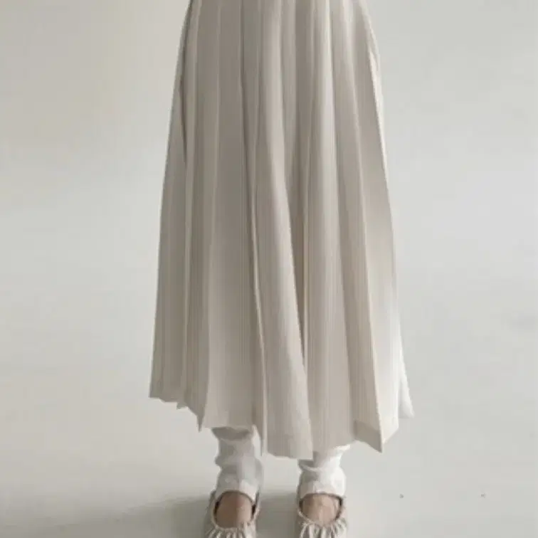 아델리오 adelio soft chiffon pleats skirt