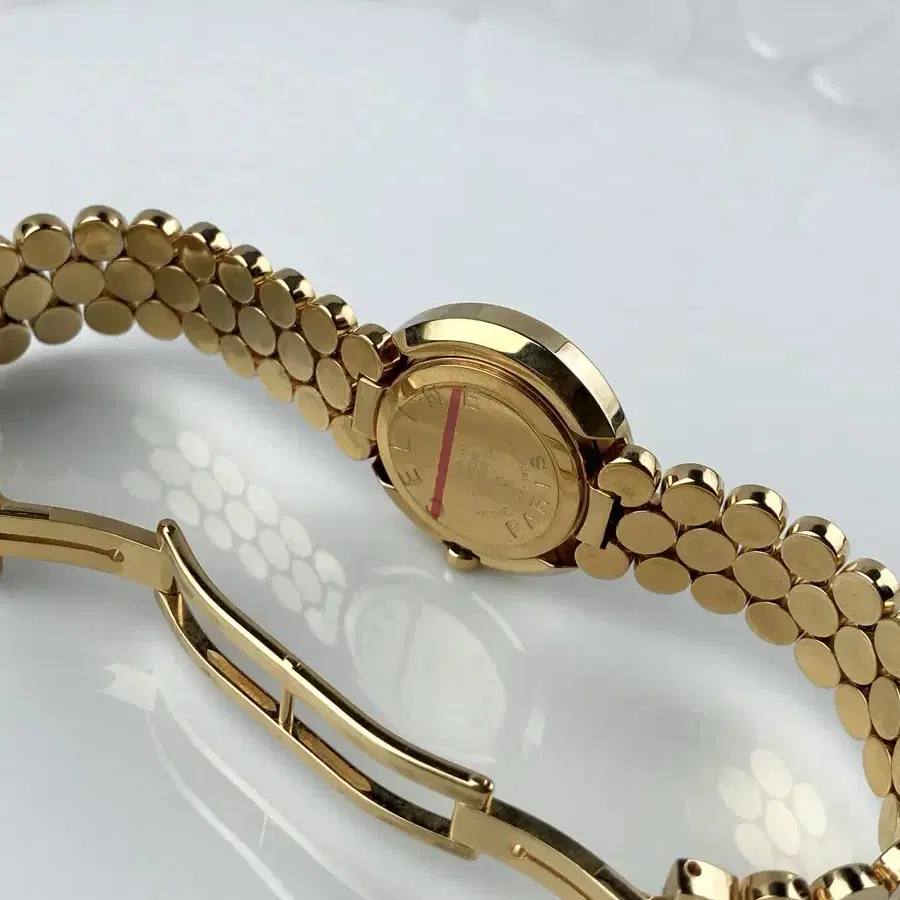 CELINE spangle gold watch