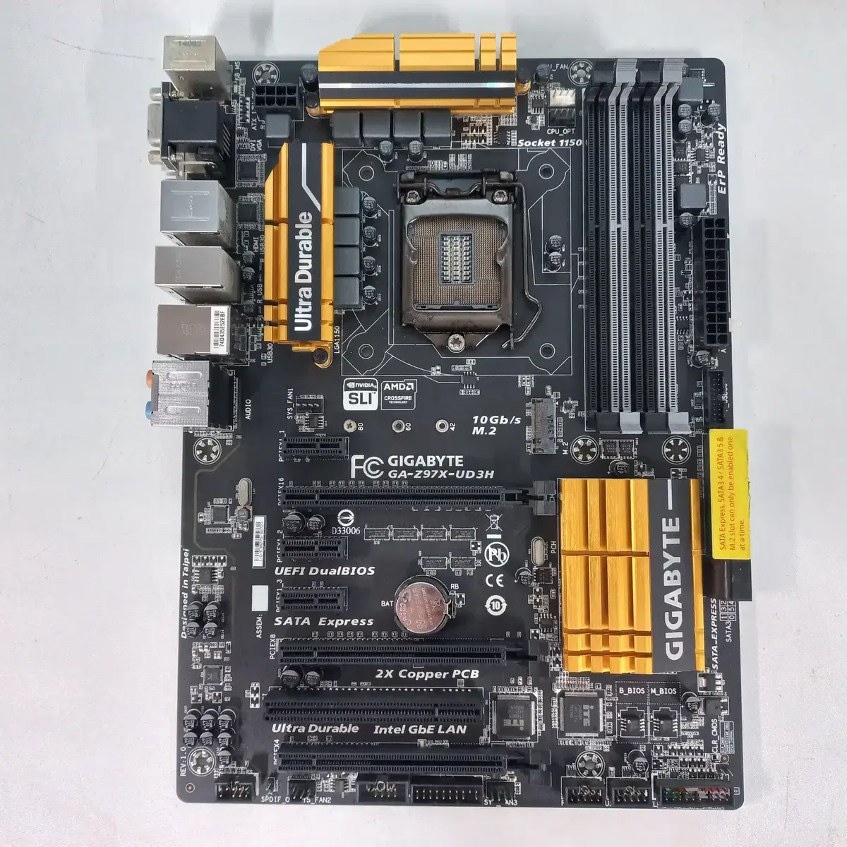 GIGABYTE GA-Z97X-UD3H(1150소켓,4세대)M.2지원