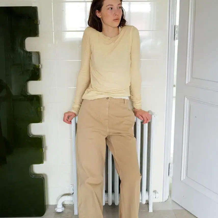 le17 ESSENTIAL STRAIGHT DENIM [BEIGE] 36