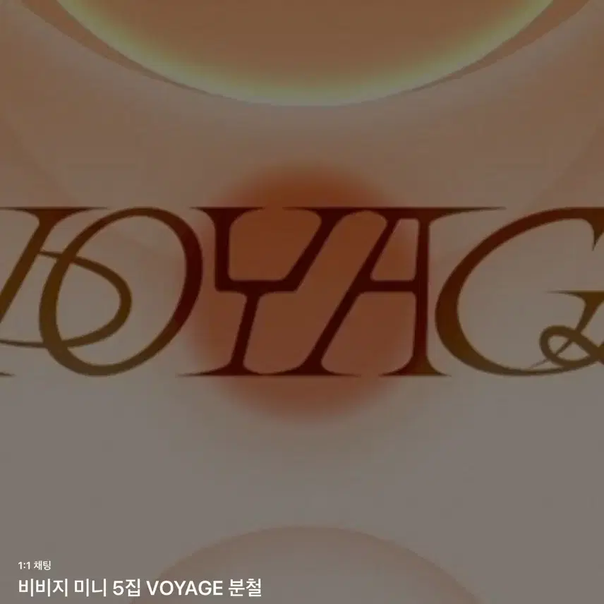 전멤O) 비비지 VOYAGE 보야지 에버라인 냥 ver. 미공포 분철