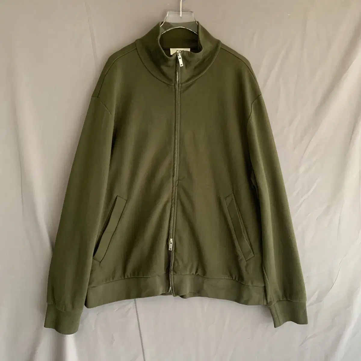 3XL COS Cos Minimalist Big Size Khaki Jersey Jacket