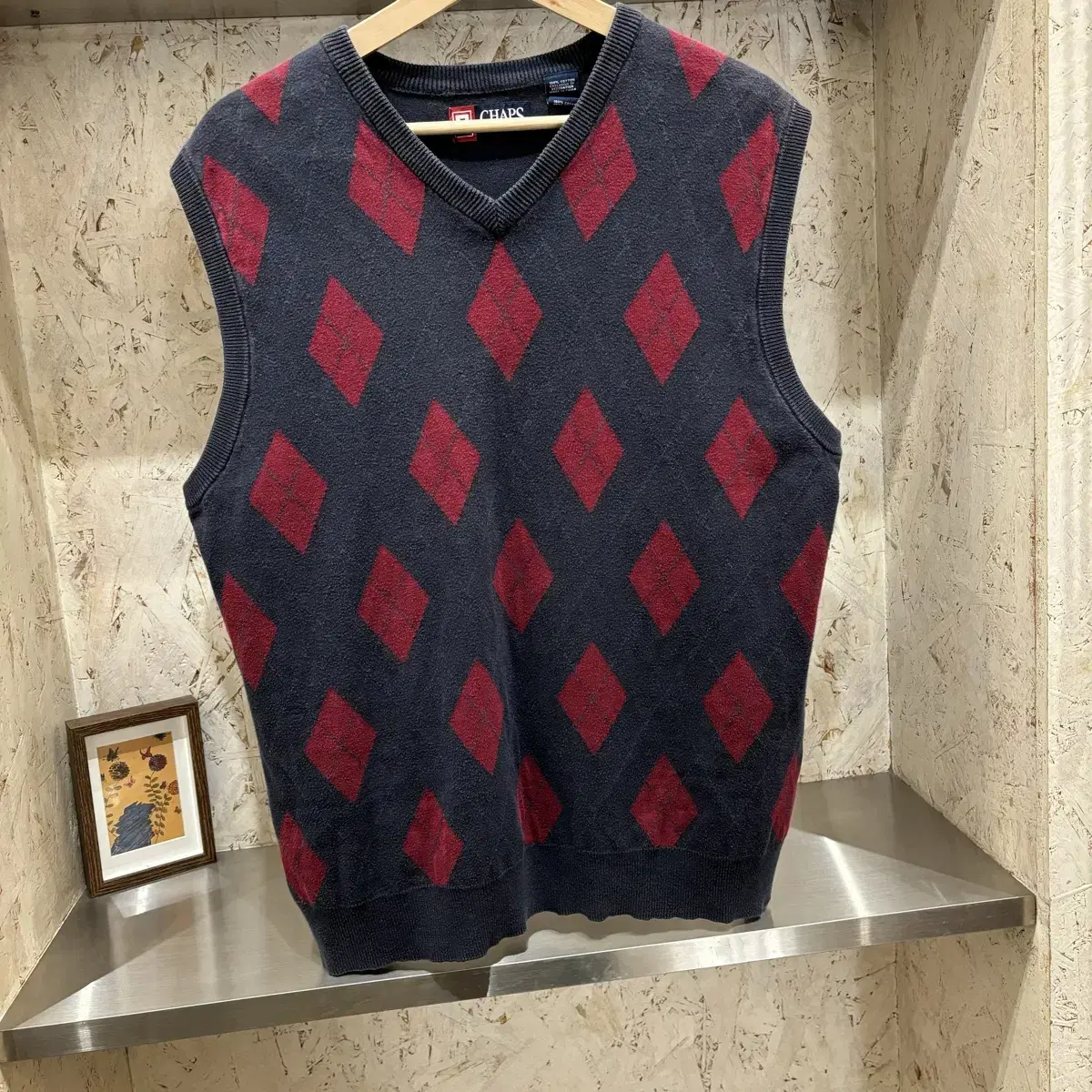 ChapsRalph Lauren Argyle knit vest