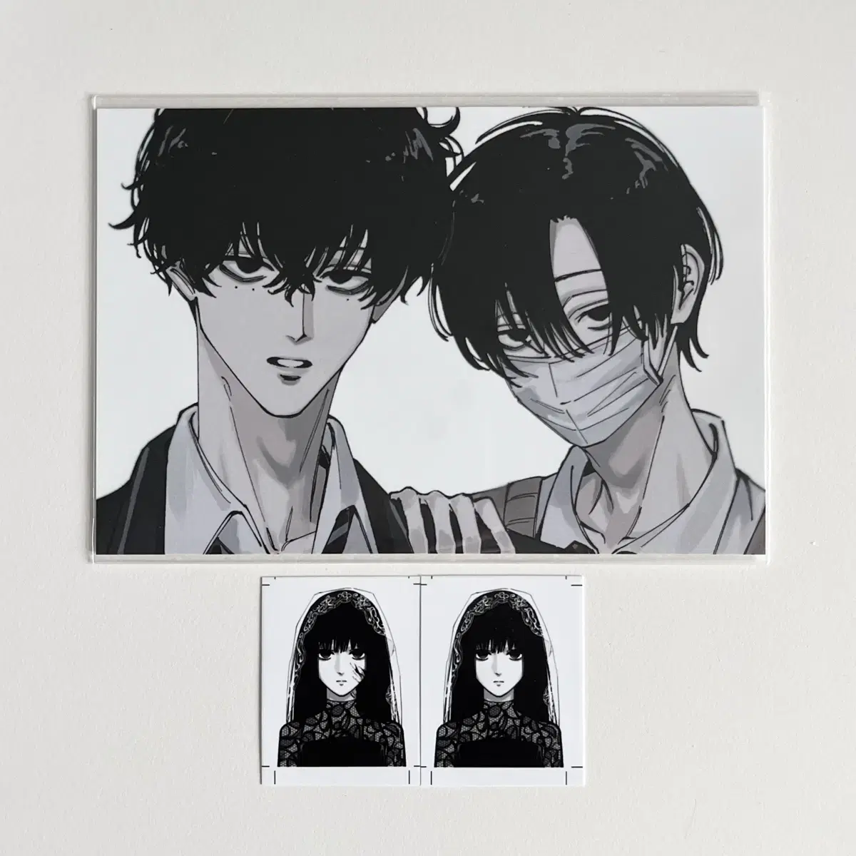 Sakamoto Days Sakadei 7-nin Tongpan Osaragi Shinsa Natsuki Mahuyu Postcard