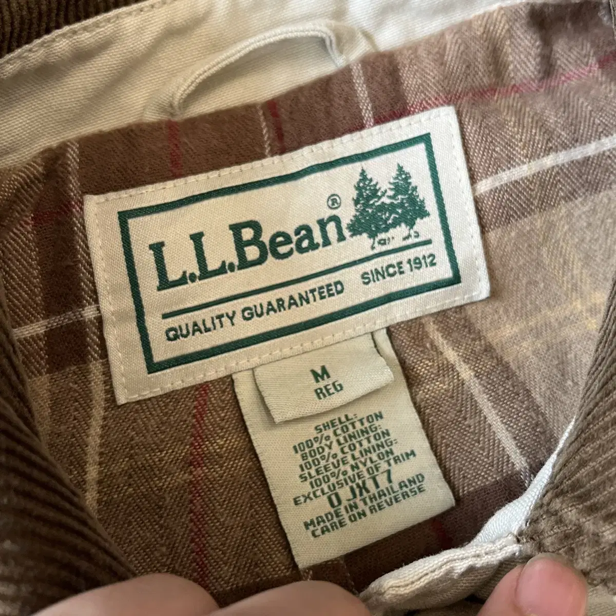 L.L.bean 정품 엘엘빈 아이보리 헌팅 자켓