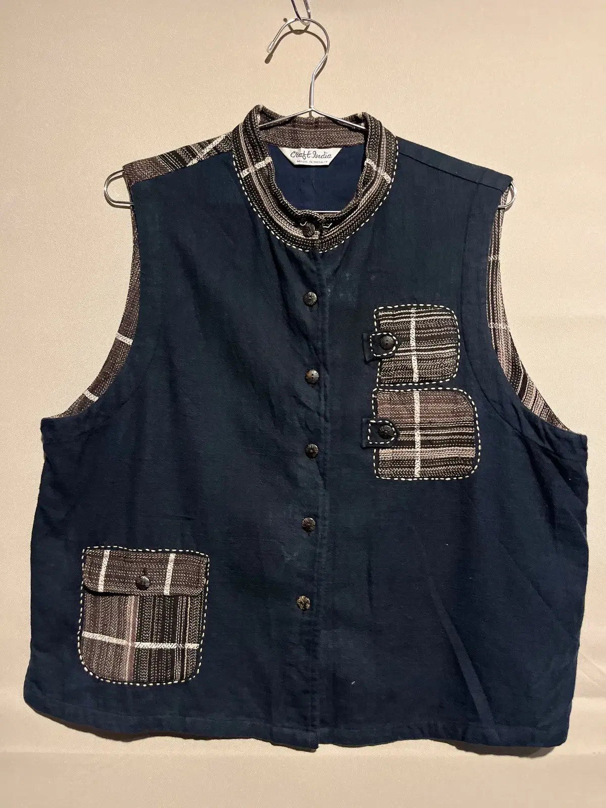 Best vintage patchwork vests at Walmart