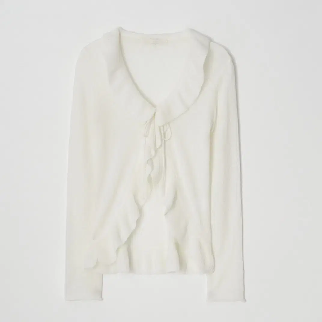 leeds 리즈 senne ruffle cardigan 센느 러플 가디건