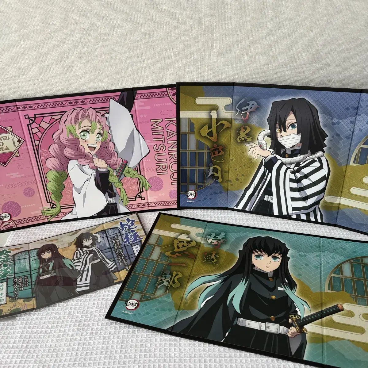 Demon Slayer Folding Screen bulk (Mitsuri, Muichiro, Iguro)