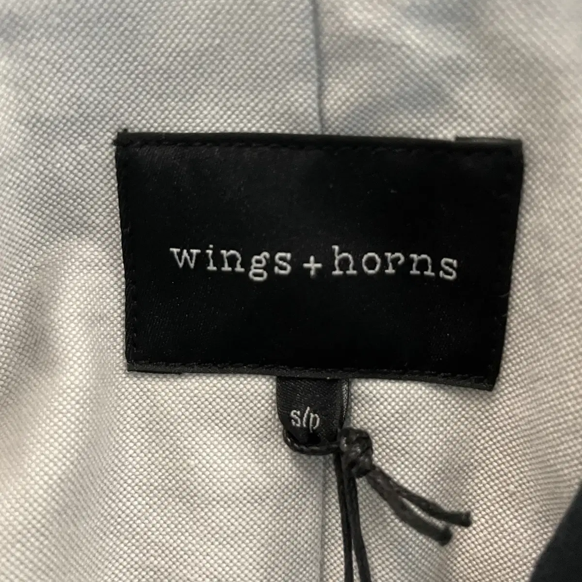 wings+horns 몰스킨 블레이저 새상품