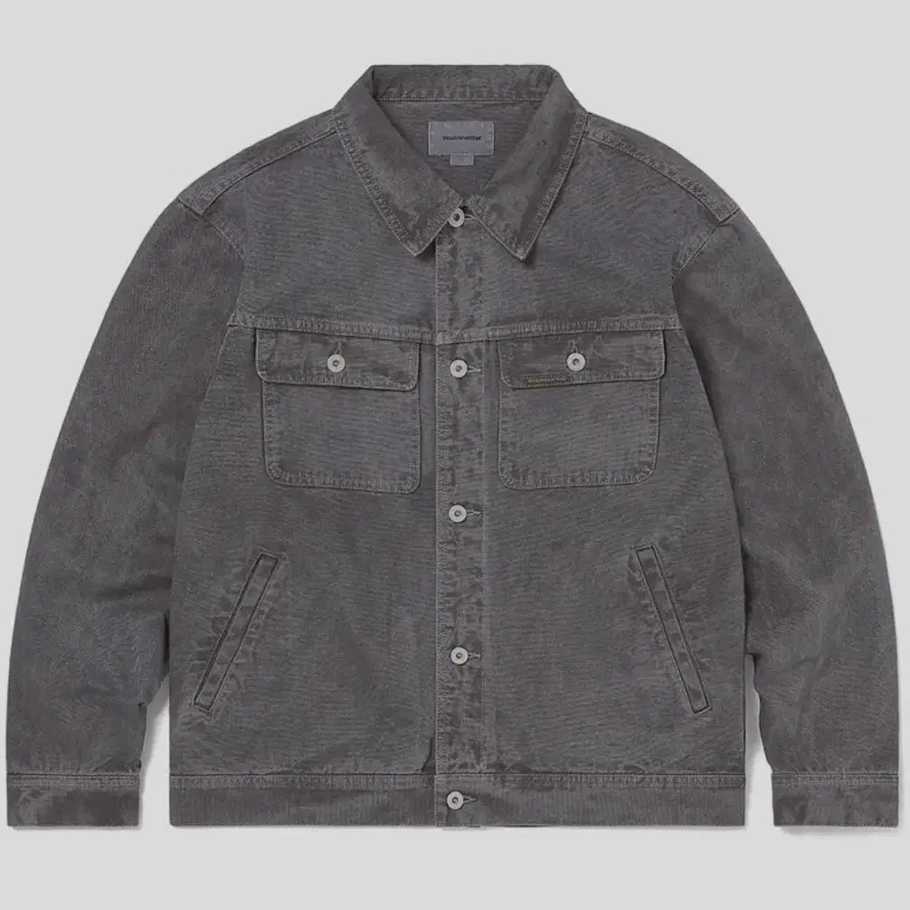 디스이즈네버뎃 Trucker Jacket Charcoal