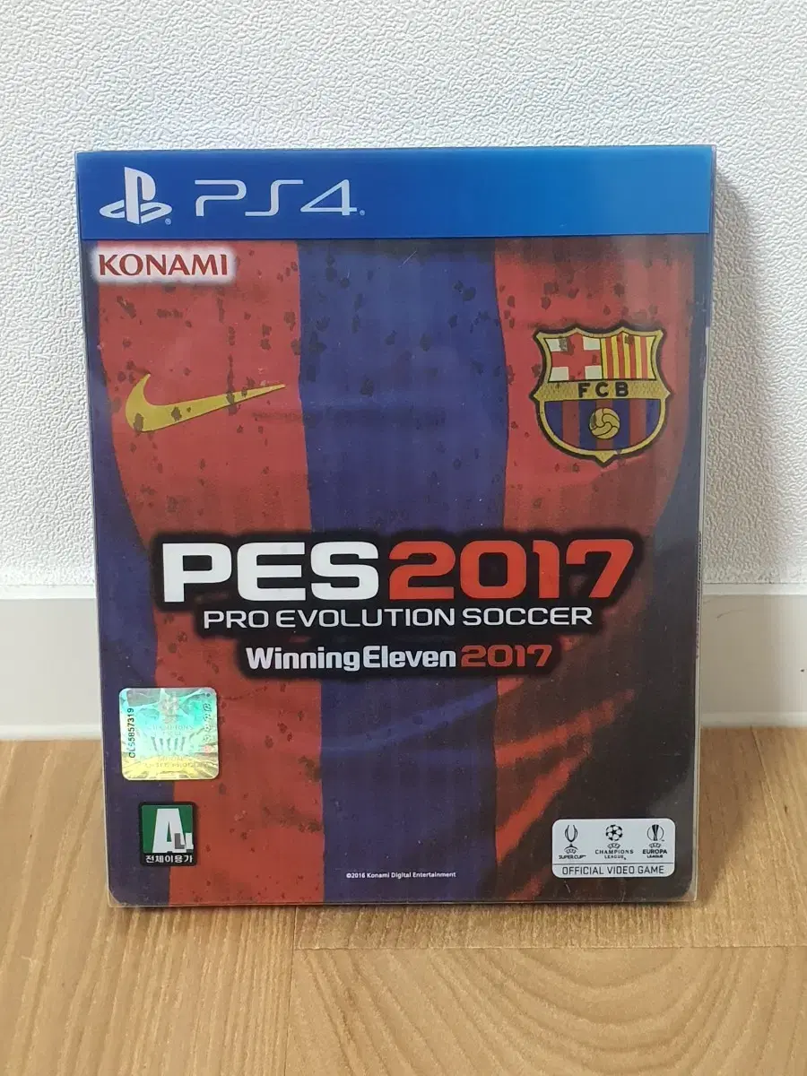 ps4 위닝일레븐 pes 2017 스틸북